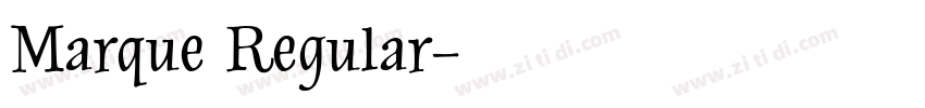 Marque Regular字体转换